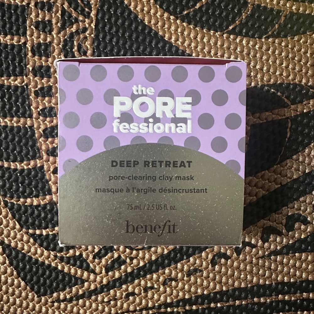 Benefit The POREfessional Deep Retreat Pore-Clearing Clay Mask BRAND NEW/SEALED